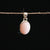 Sterling Silver Pink Opal Crystal Pendant