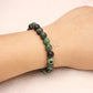 Ruby Zoisite Bracelet - 8mm Beads