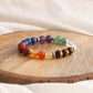 Seven Chakra Bracelet - 8mm Beads