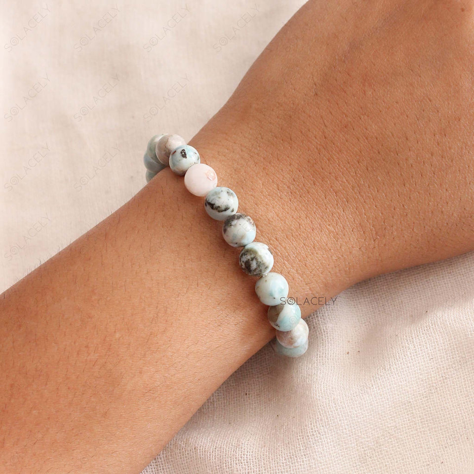 Larimar Crystal Bracelet - Authentic