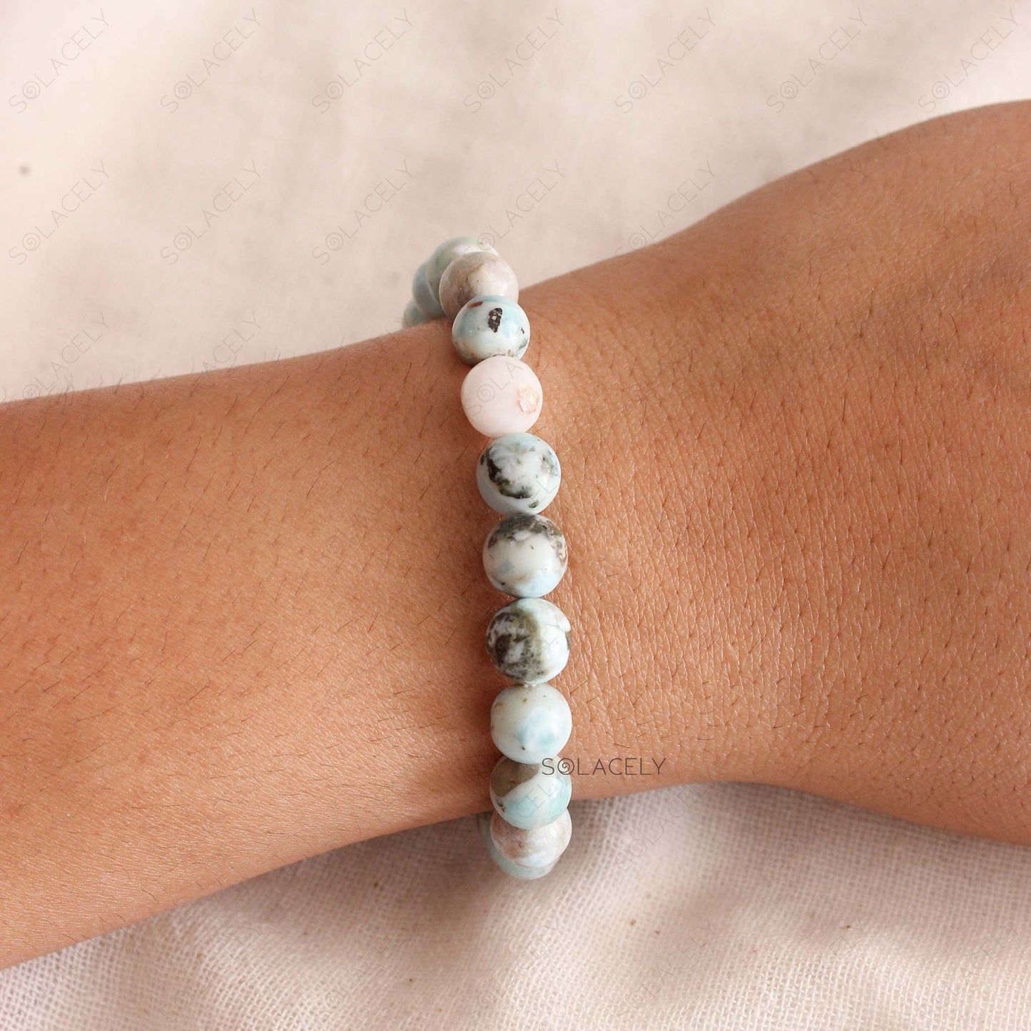 Larimar Crystal Bracelet - Authentic