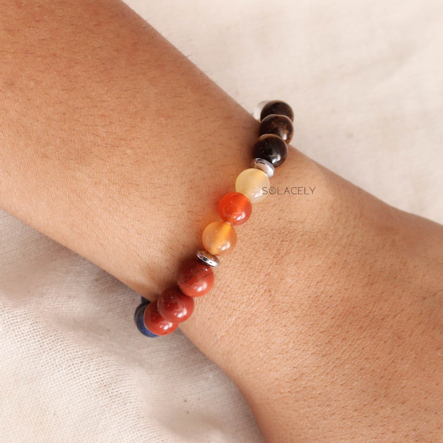 Seven Chakra Bracelet - 8mm Beads