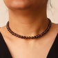 Faceted Smoky Quartz Beaded Necklace