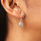 Aquamarine Sterling Silver Crystal Earrings