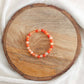 Red Carnelian Crystal Bracelet - 6mm Beads