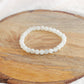 Milky Moonstone Crystal Bracelet - 6mm Beads