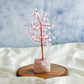 Rose quartz Crystal Tree with Rose Quartz Base - 100 Beads