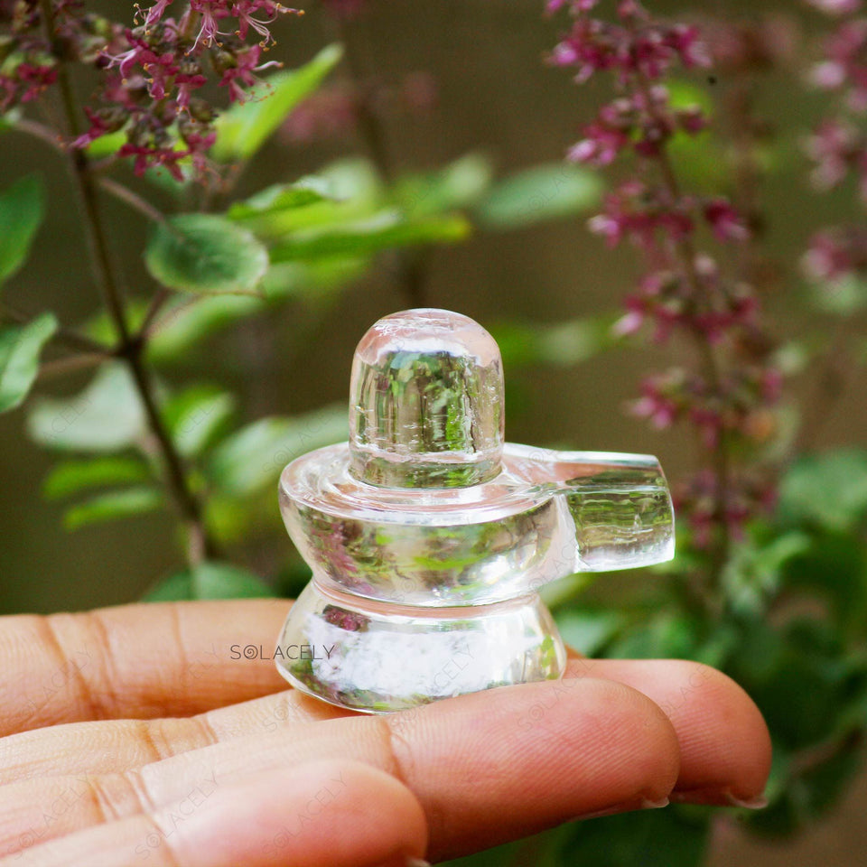 Clear Quartz/ Sphatik Shivling