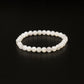 Milky Moonstone Crystal Bracelet - 6mm Beads