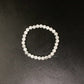 Milky Moonstone Crystal Bracelet - 6mm Beads