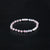 Angelite, Rose Quartz, and Moonstone Crystal Bracelet - 4mm Beads