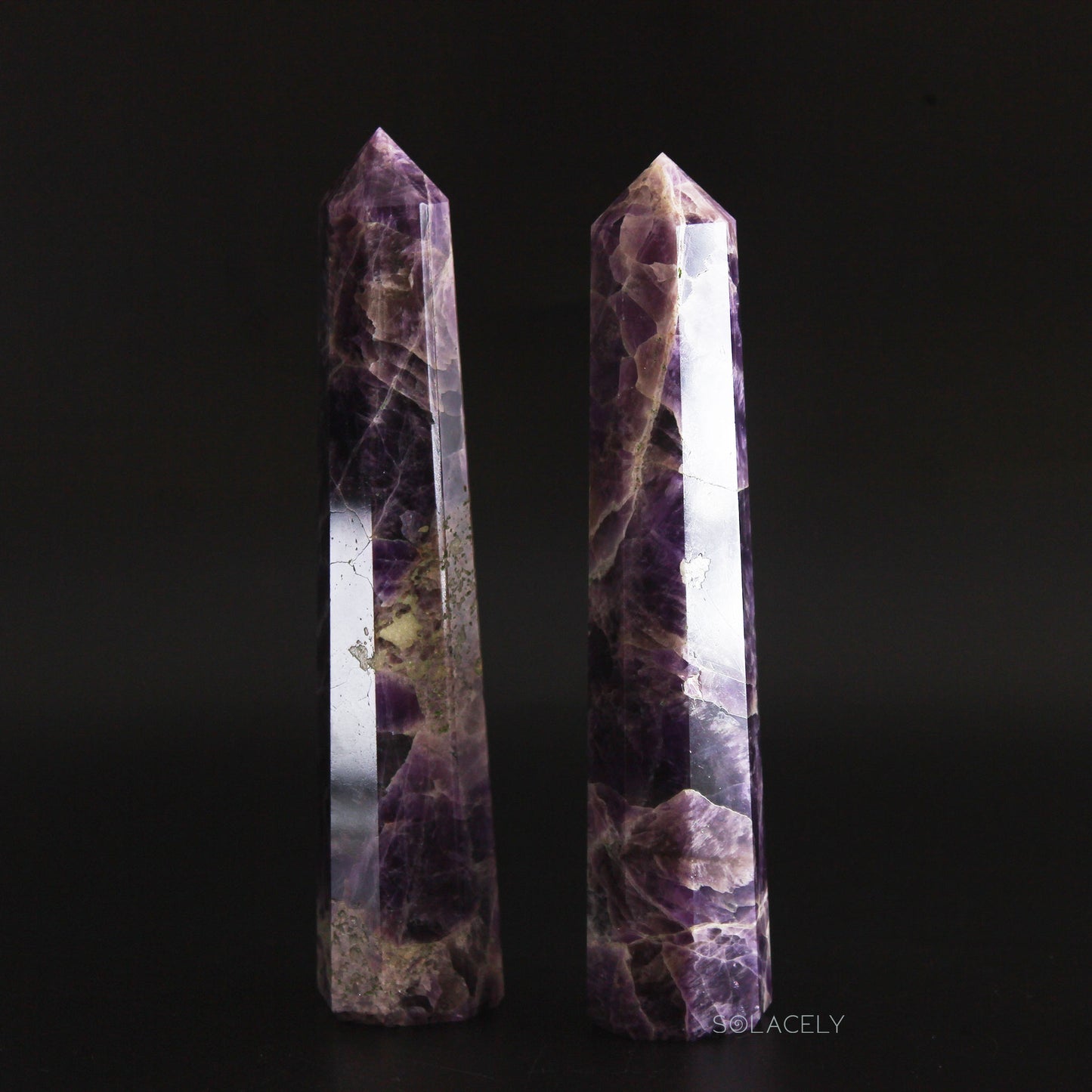 Natural Amethyst Crystal Wand/Tower