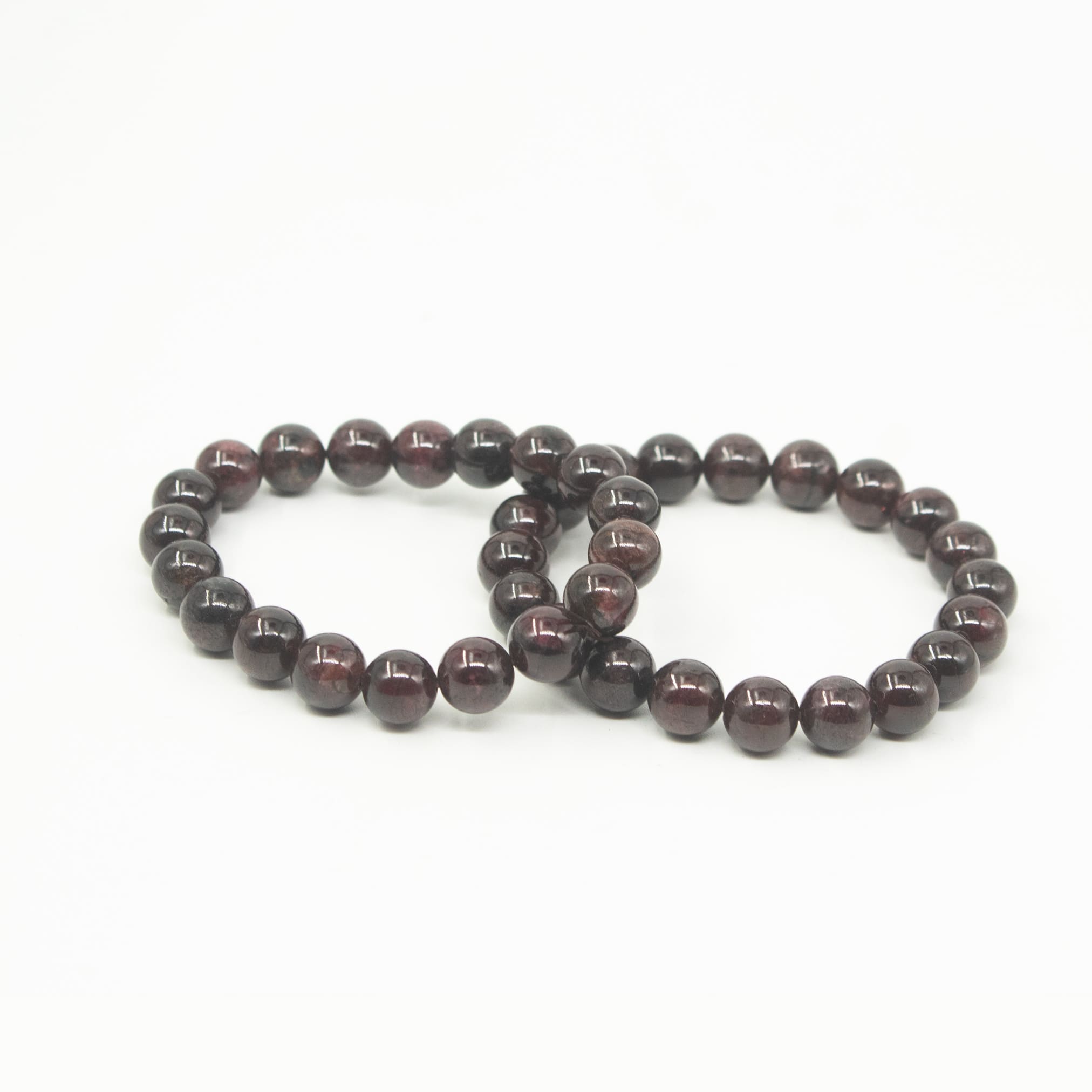 Female Wine Red Three Circle Match Bracelets | Garnet bracelet, Bracelets,  Silver garnet