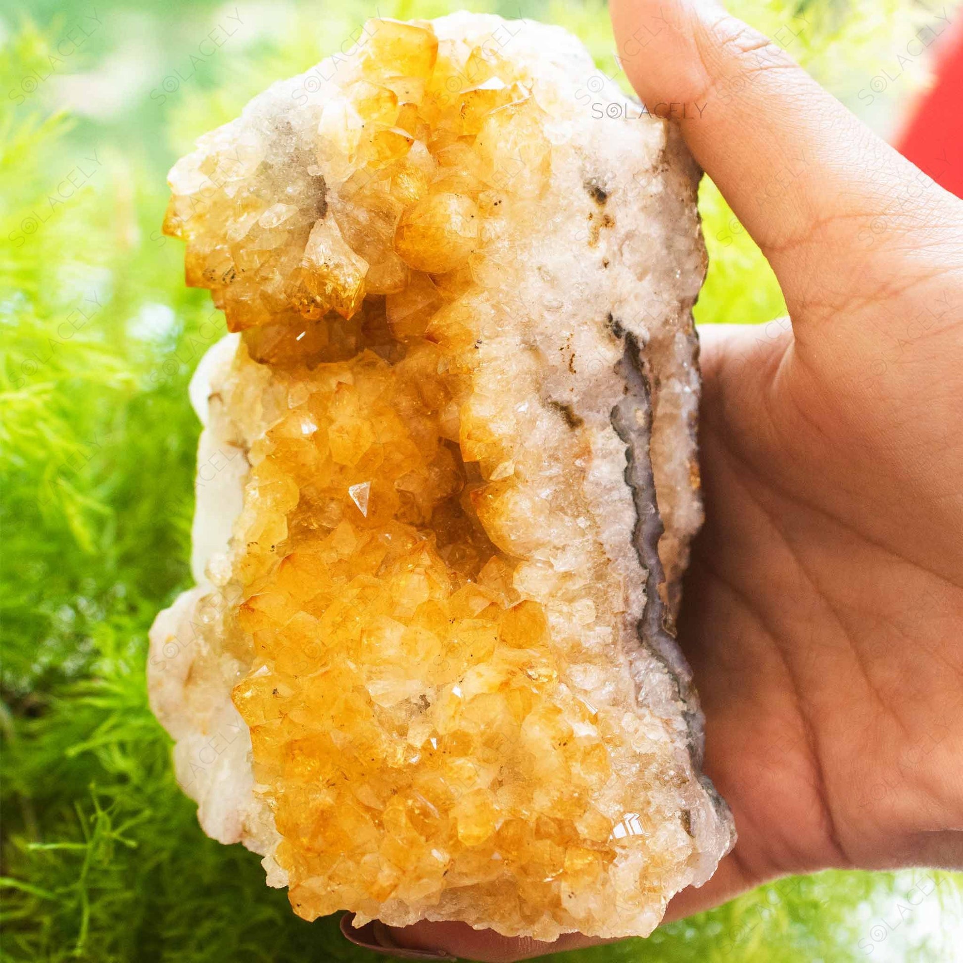 aaa plus grade authentic natural raw citrine cluster
