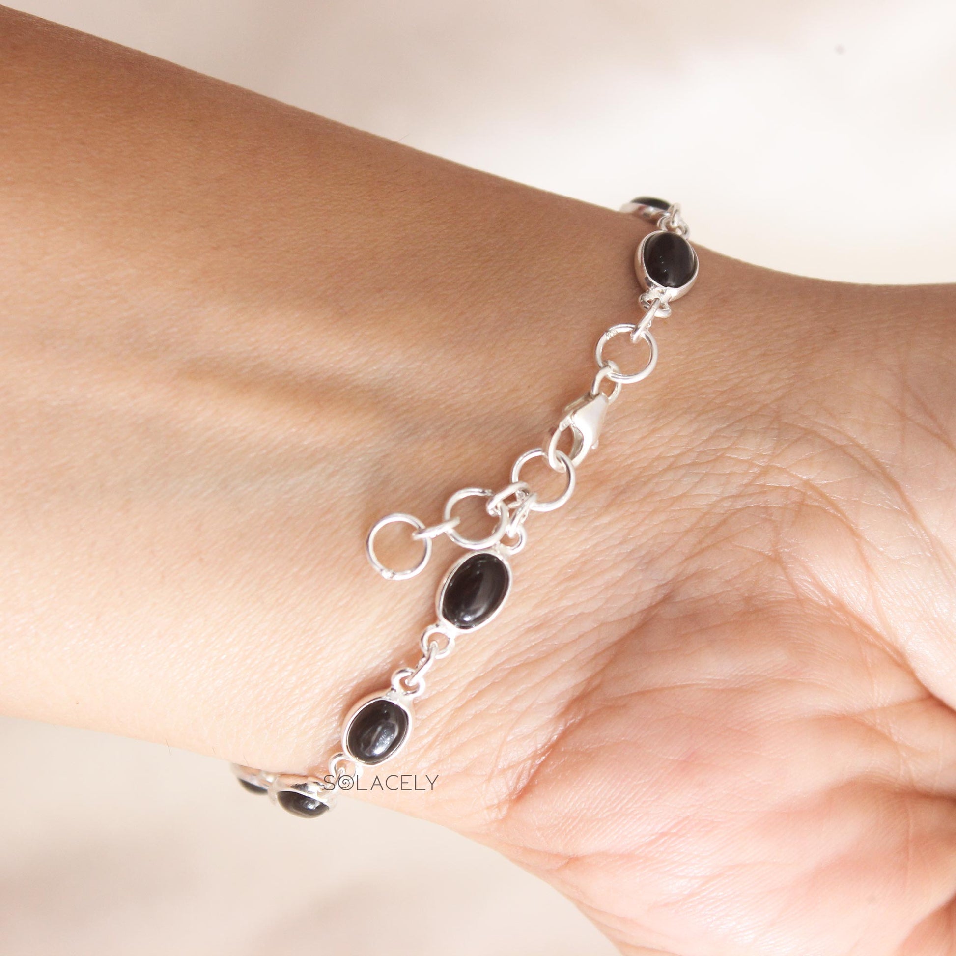 adjustable crystal bracelet