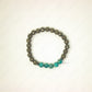 african turquoise pyrite bracelet