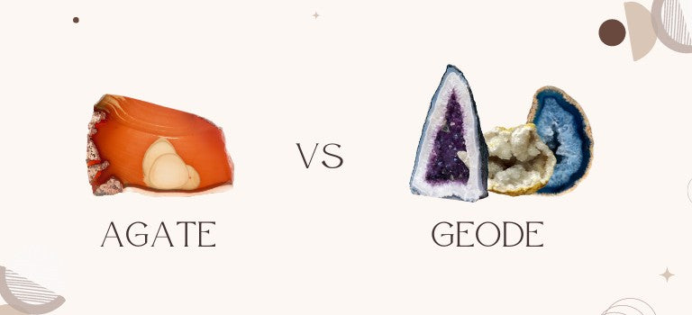 agate and geode decor