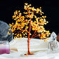 agate base citrine crystal tree of life