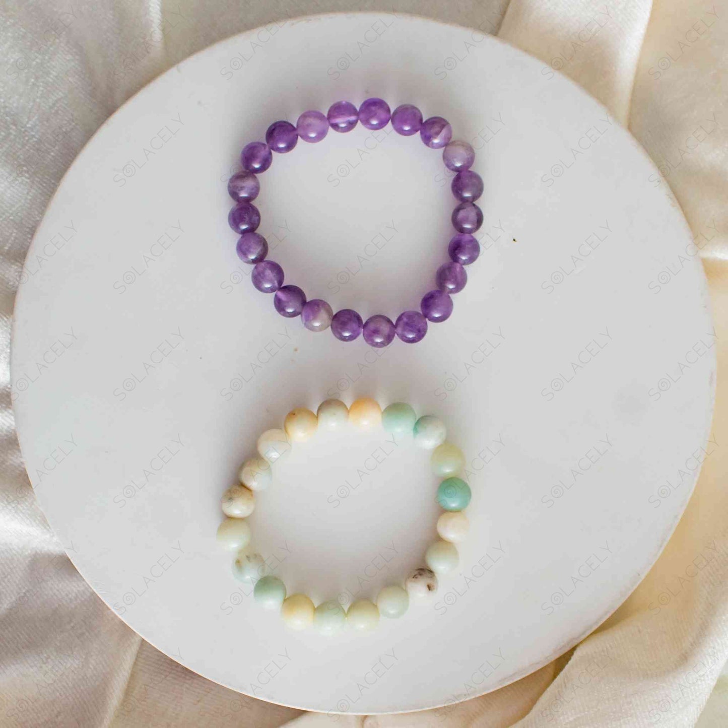 8mm Calming Anger Bracelet Set