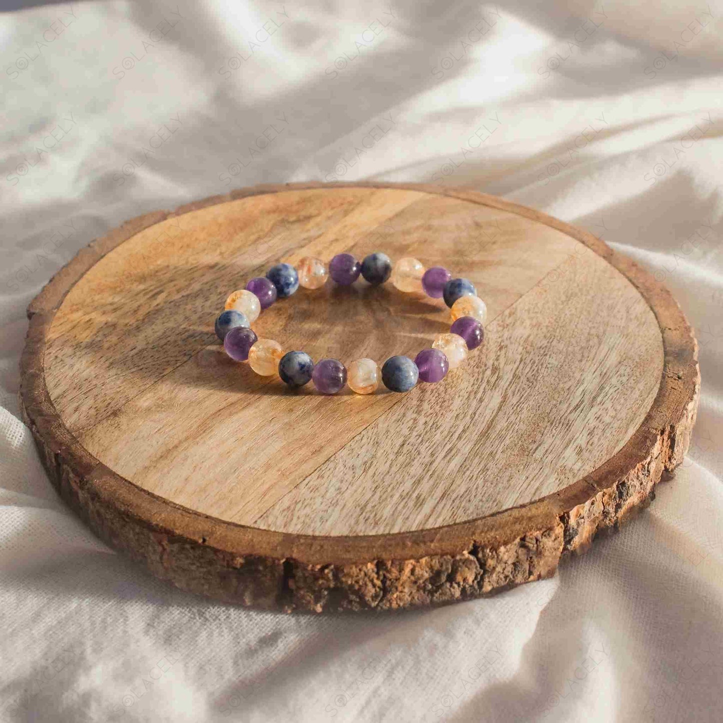 anxiety amethyst bracelet