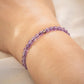 Amethyst Peace Bracelet 4mm Beads