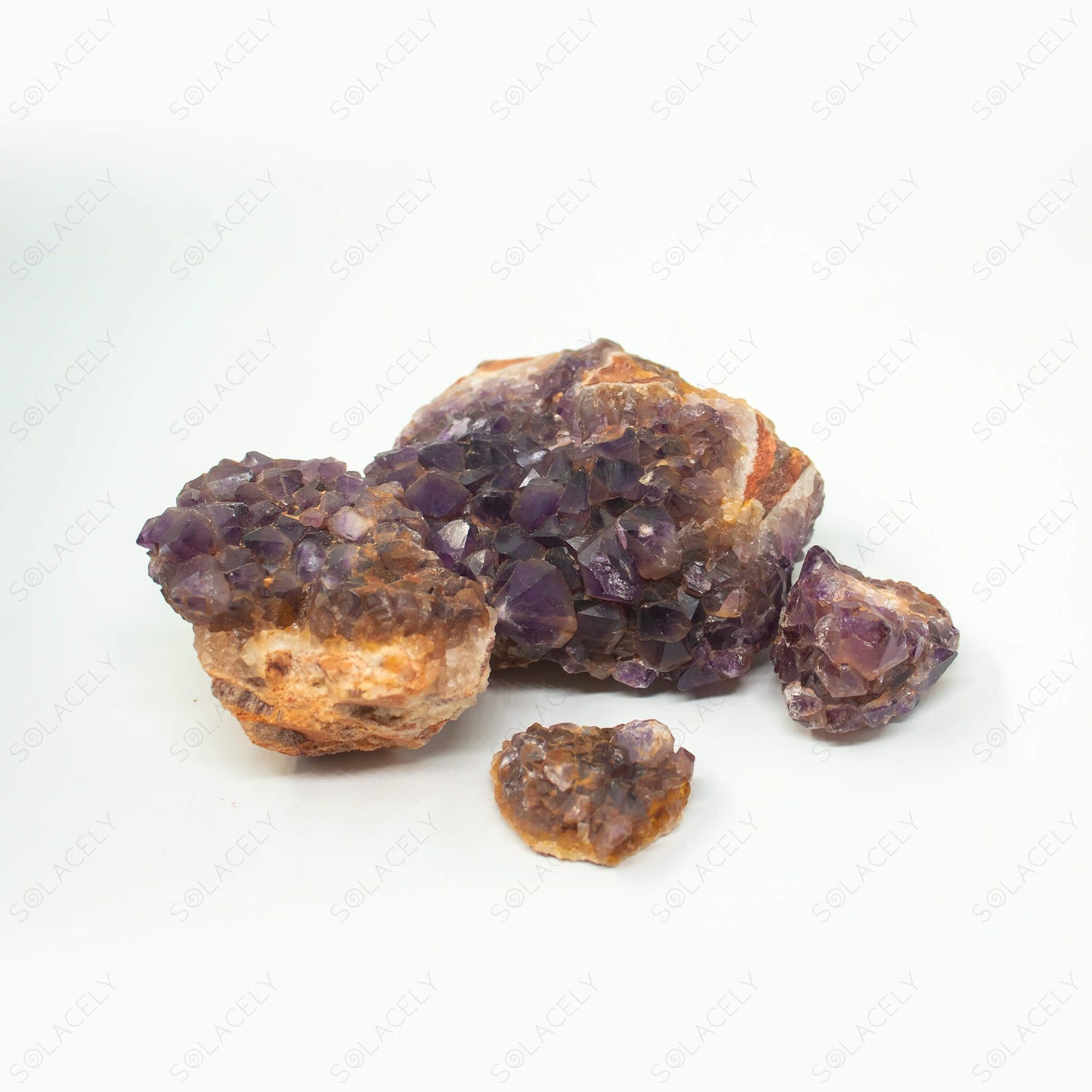 amethyst crystal raw cluster for home