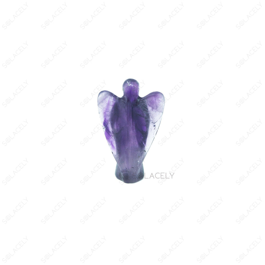 amethyst crystal angel statue