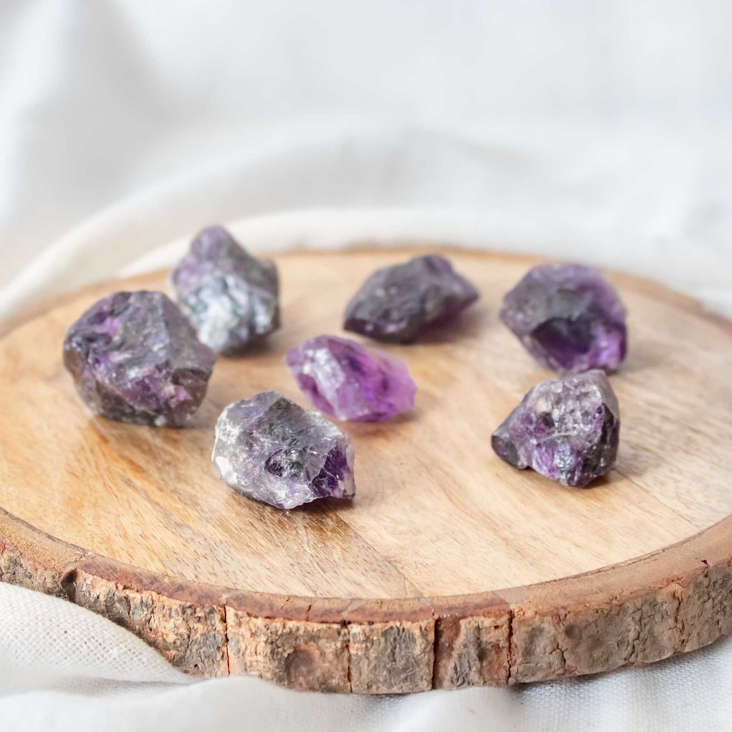 amethyst raw cluster pack of 7