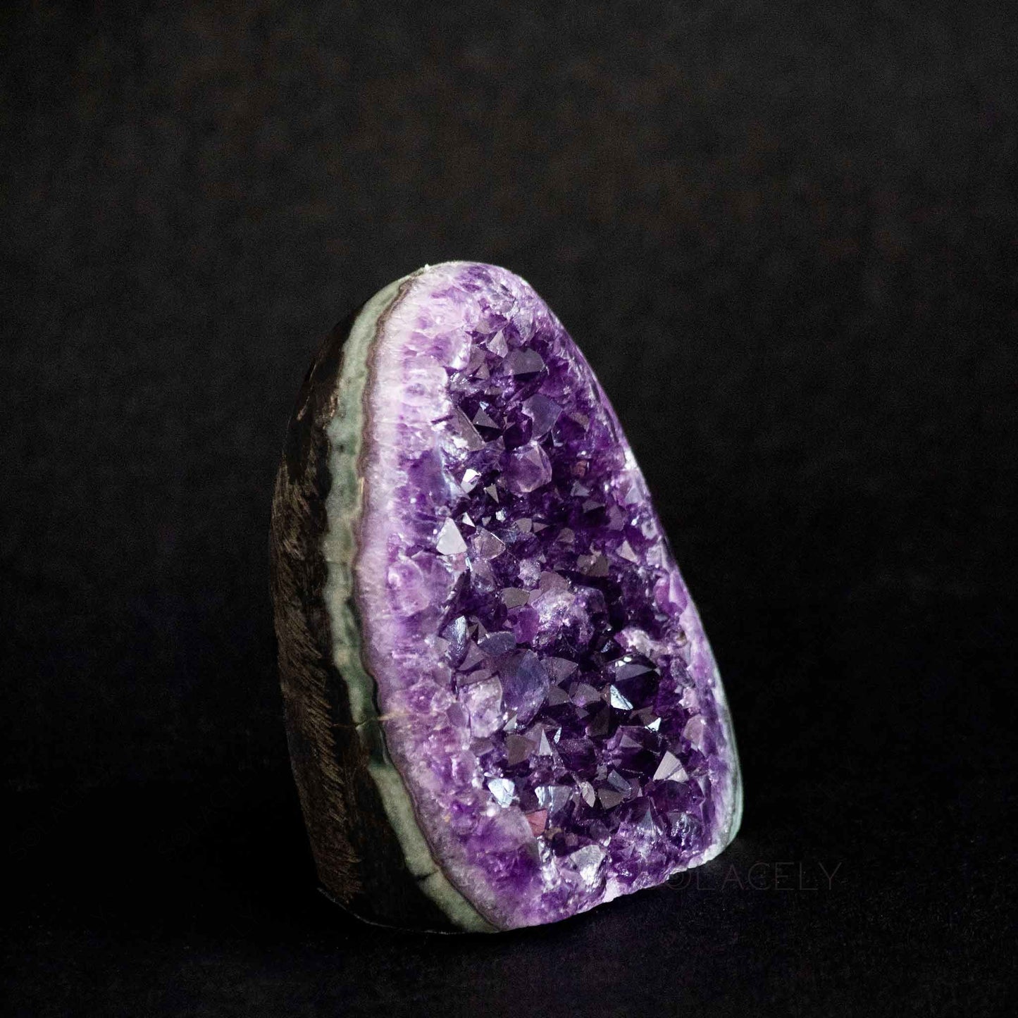 amethyst standing geode