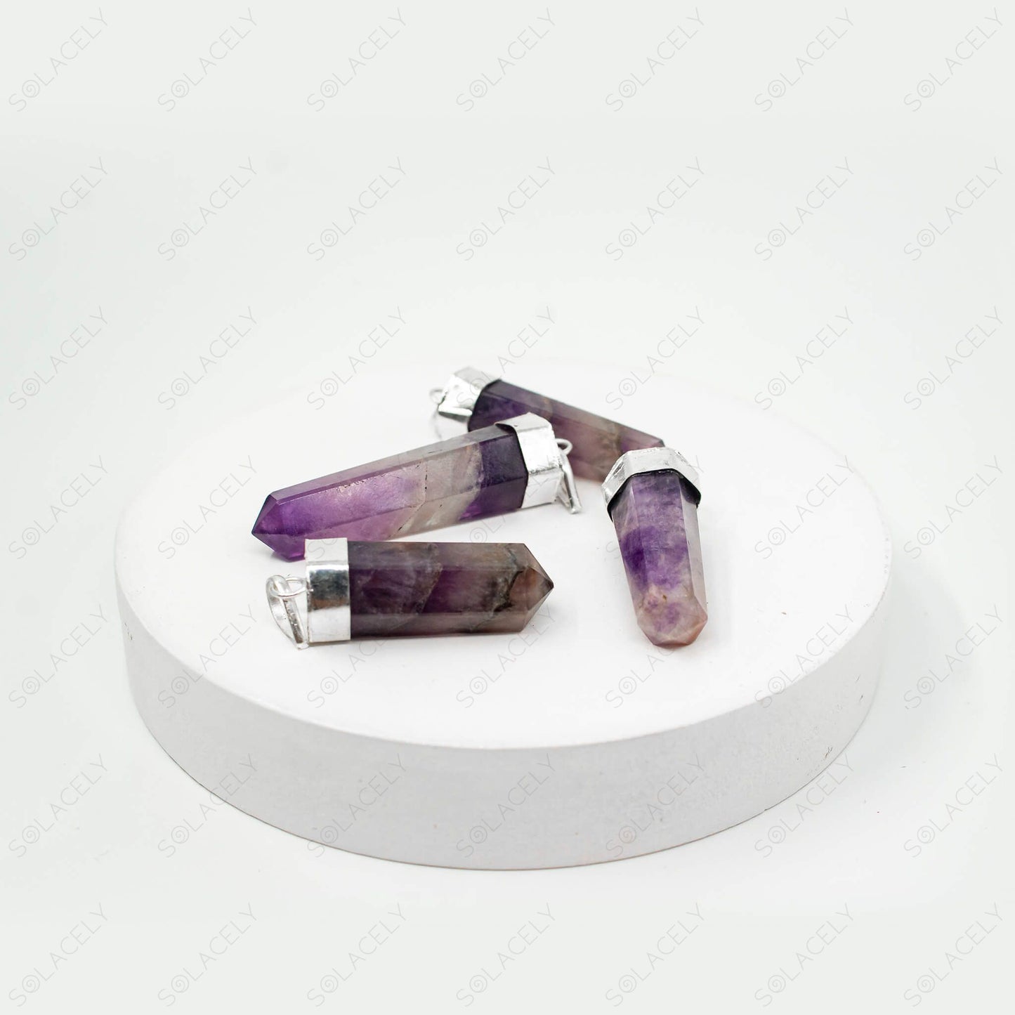 amethyst crystal pendant