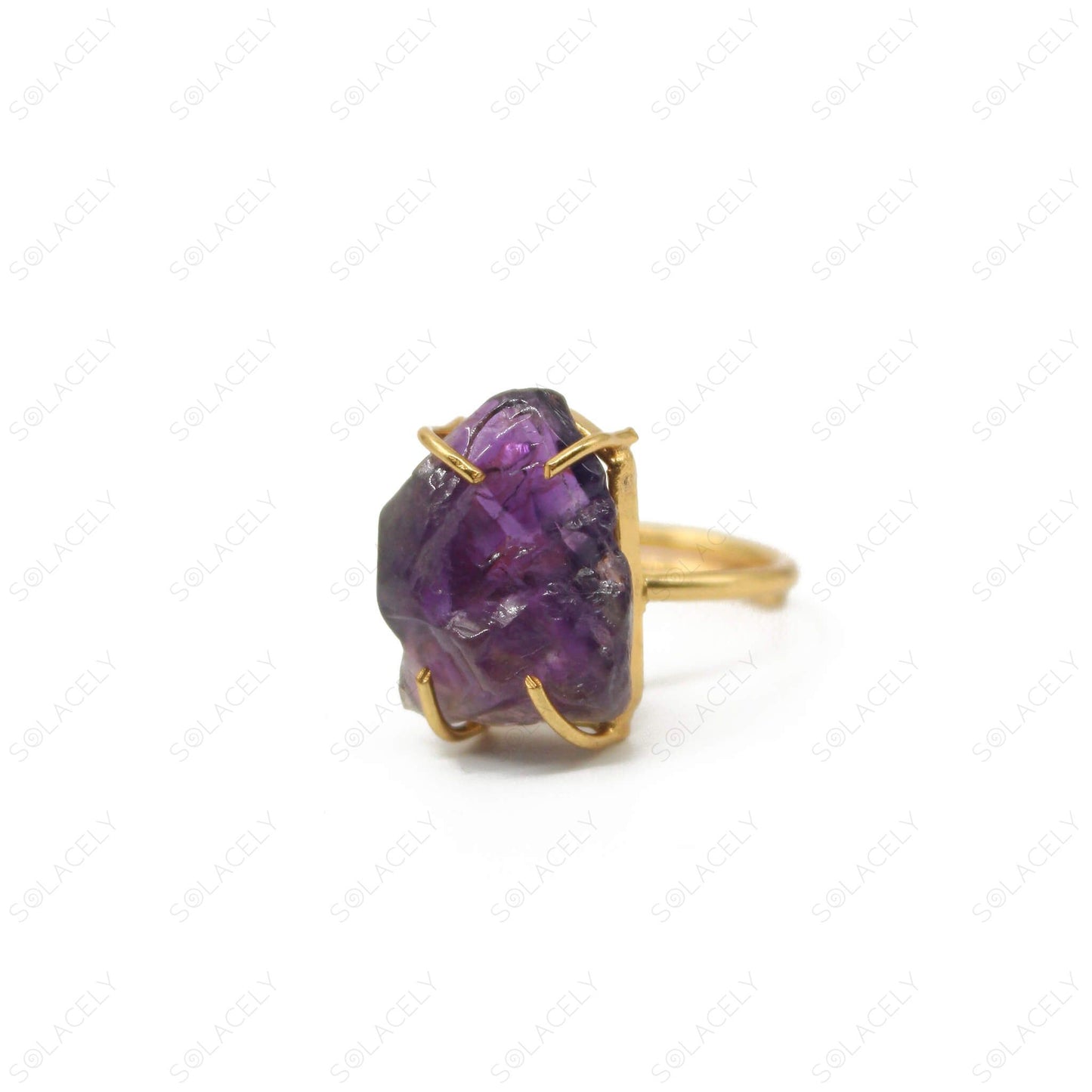 Amethyst Adjustable Ring