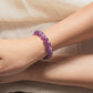 amethyst bracelet with 8mm beads