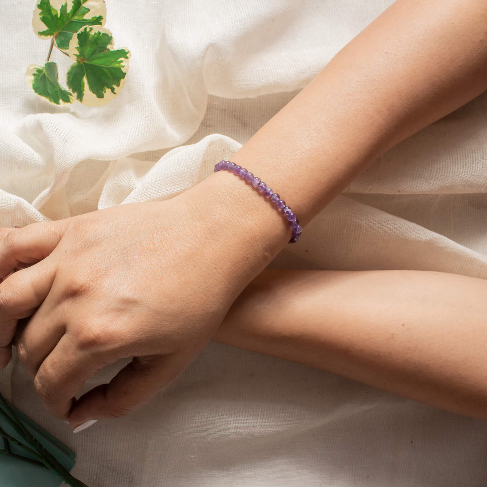 crystal amethyst bracelet