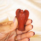 angel shaped red jasper crystal