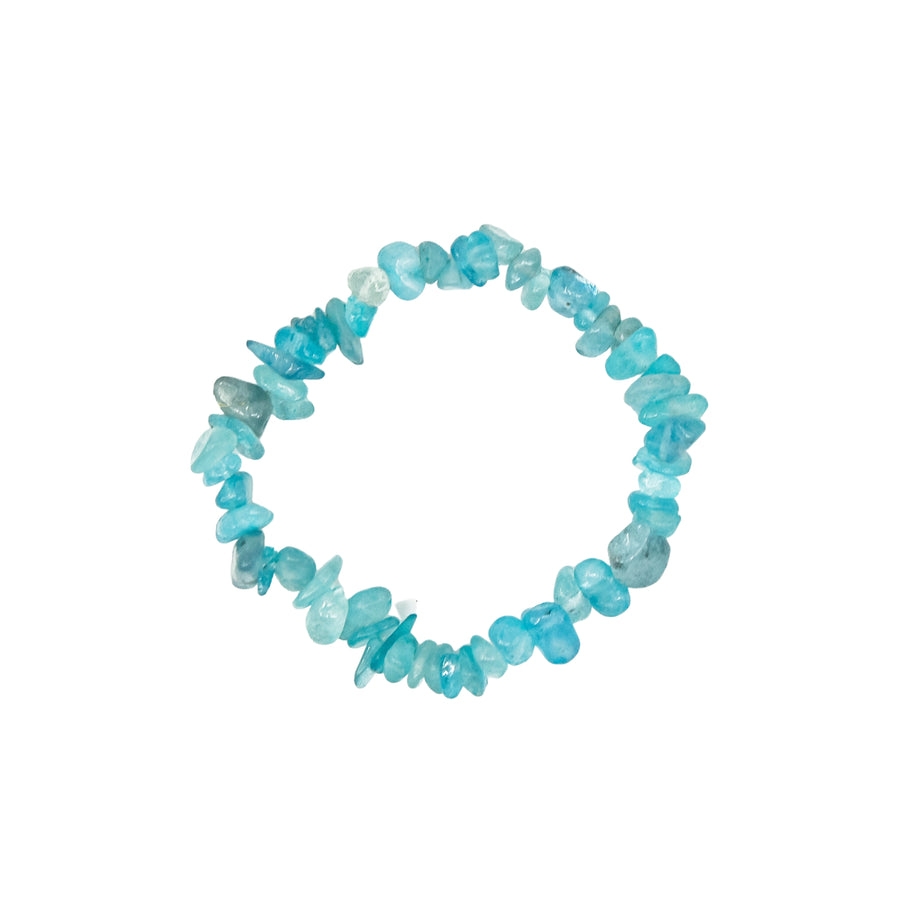 chip aquamarine bracelet