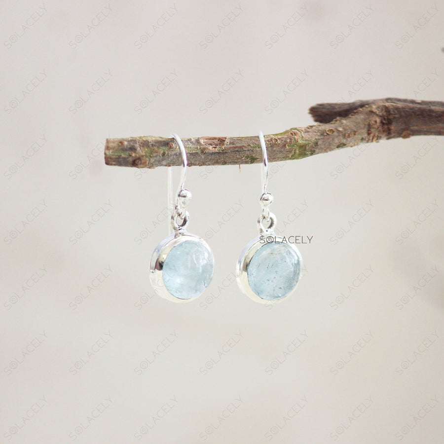 aquamarine sterling silver