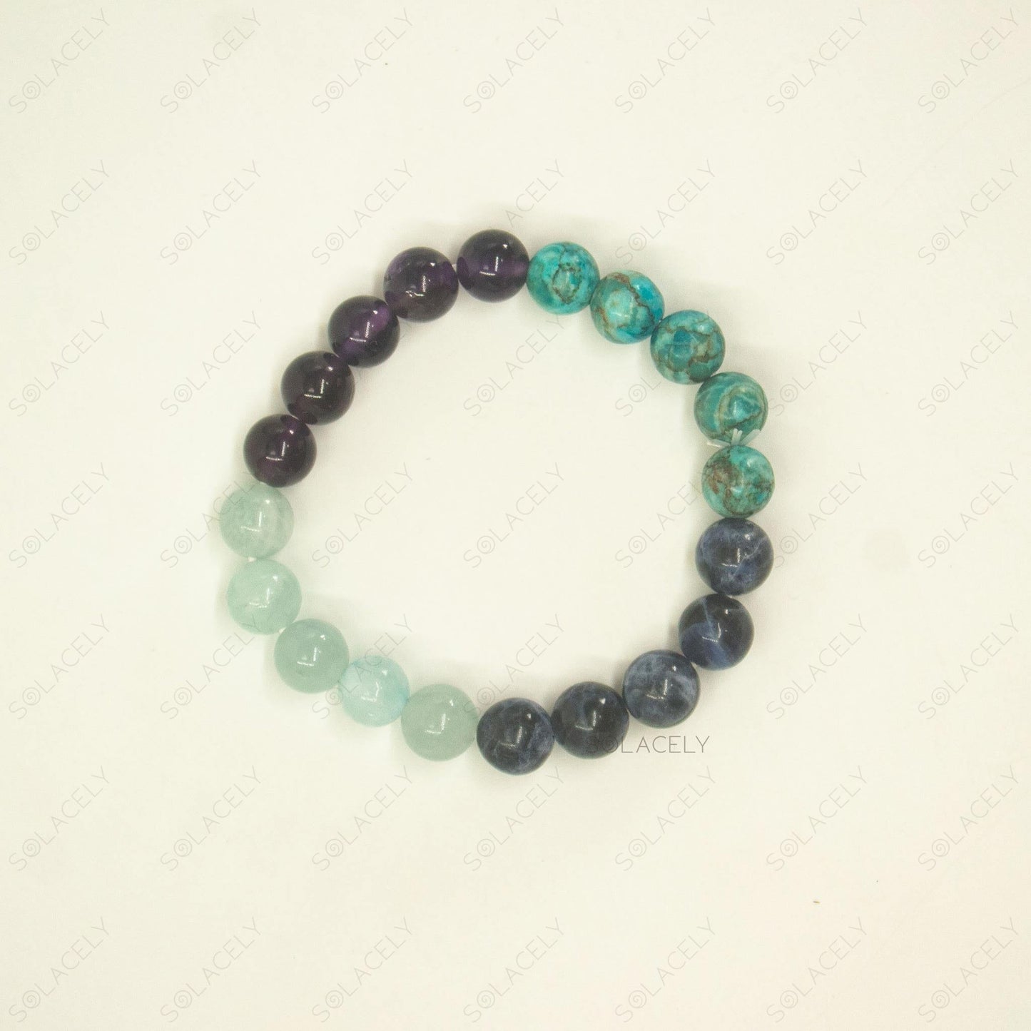 aquarius zodiac sign crystal bracelet