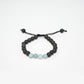 tourmaline and aquamarine couple bracelet