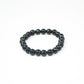 faceted black obsidian bracelet