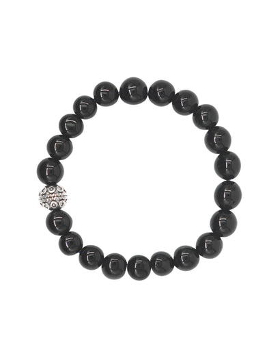 black onyx bracelet mens