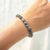 black tourmaline and hematite bracelet