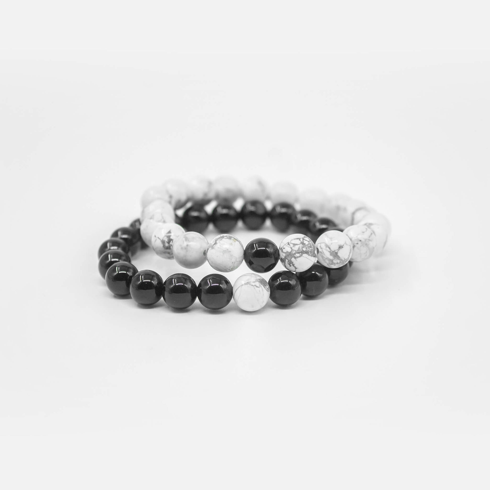 black and white couple bracelet