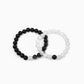 couple bracelet Black tourmaline and moonstone bracelet