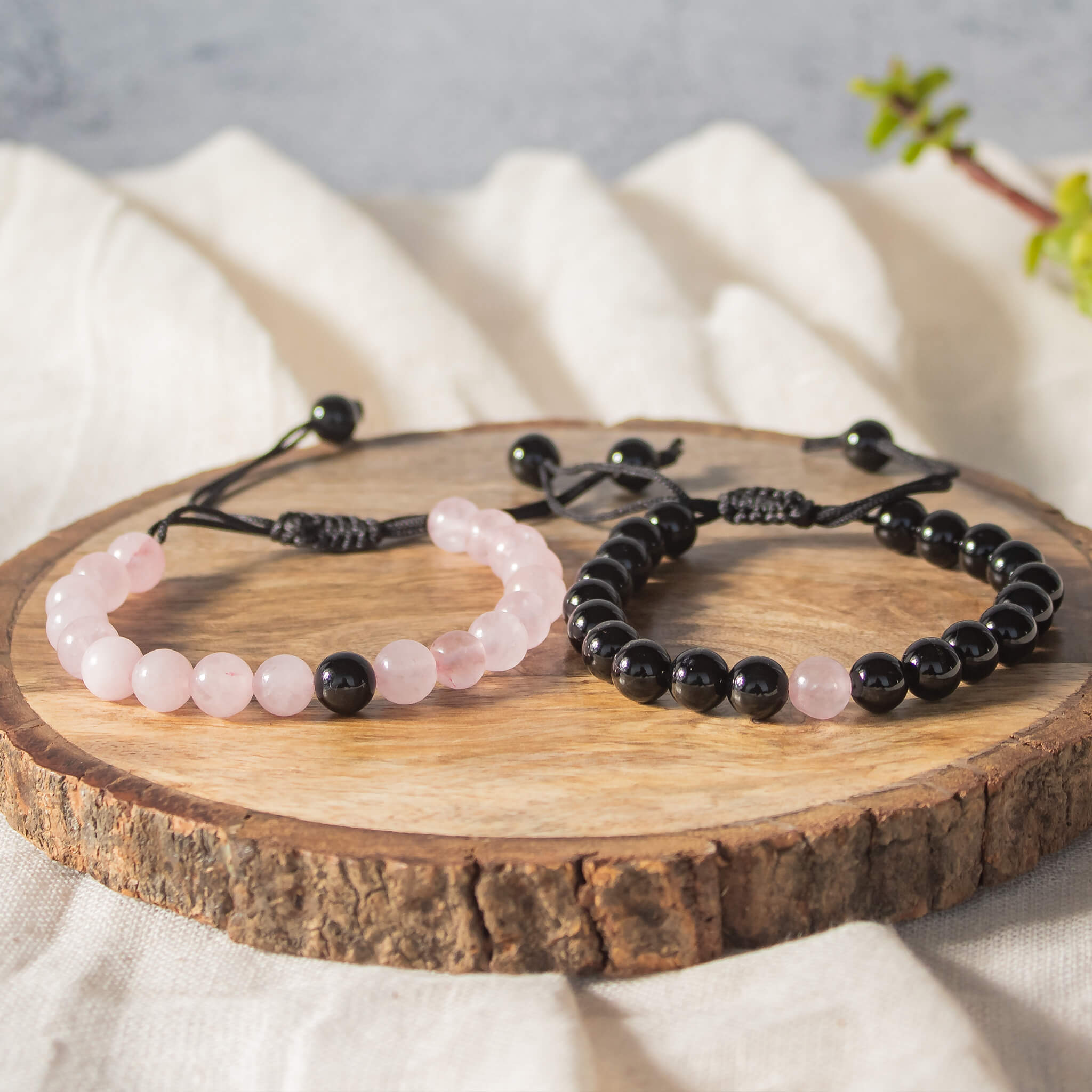Dalmatian Jasper bracelet set for women, boho chic bracelet gift, natural  stone jewelry – Crystal boutique