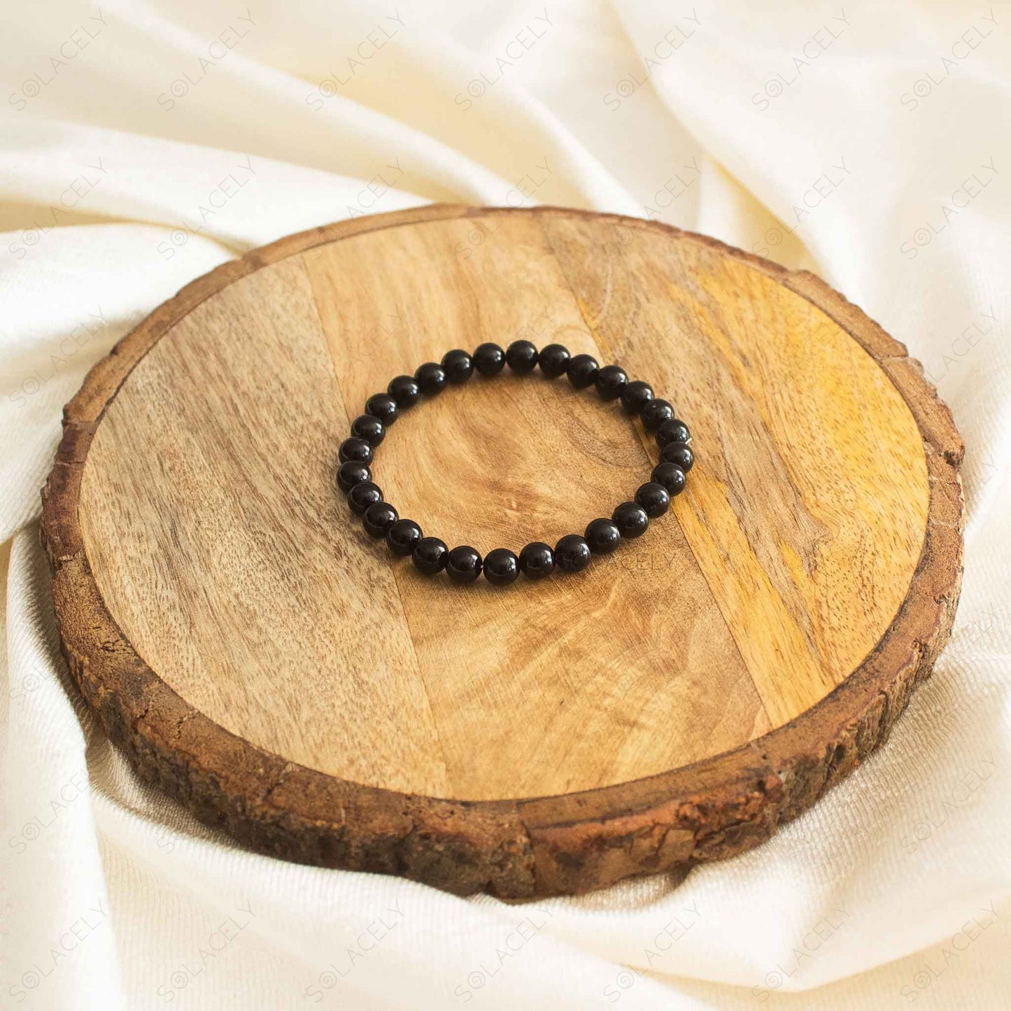 black tourmaline bracelet 6mm