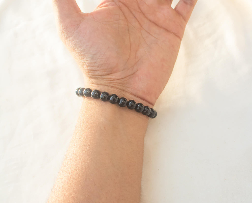 genuine black tourmaline bracelet
