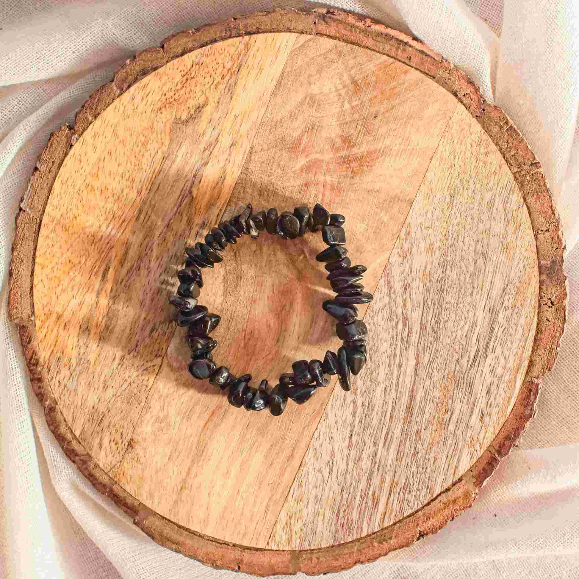 black chip bracelet