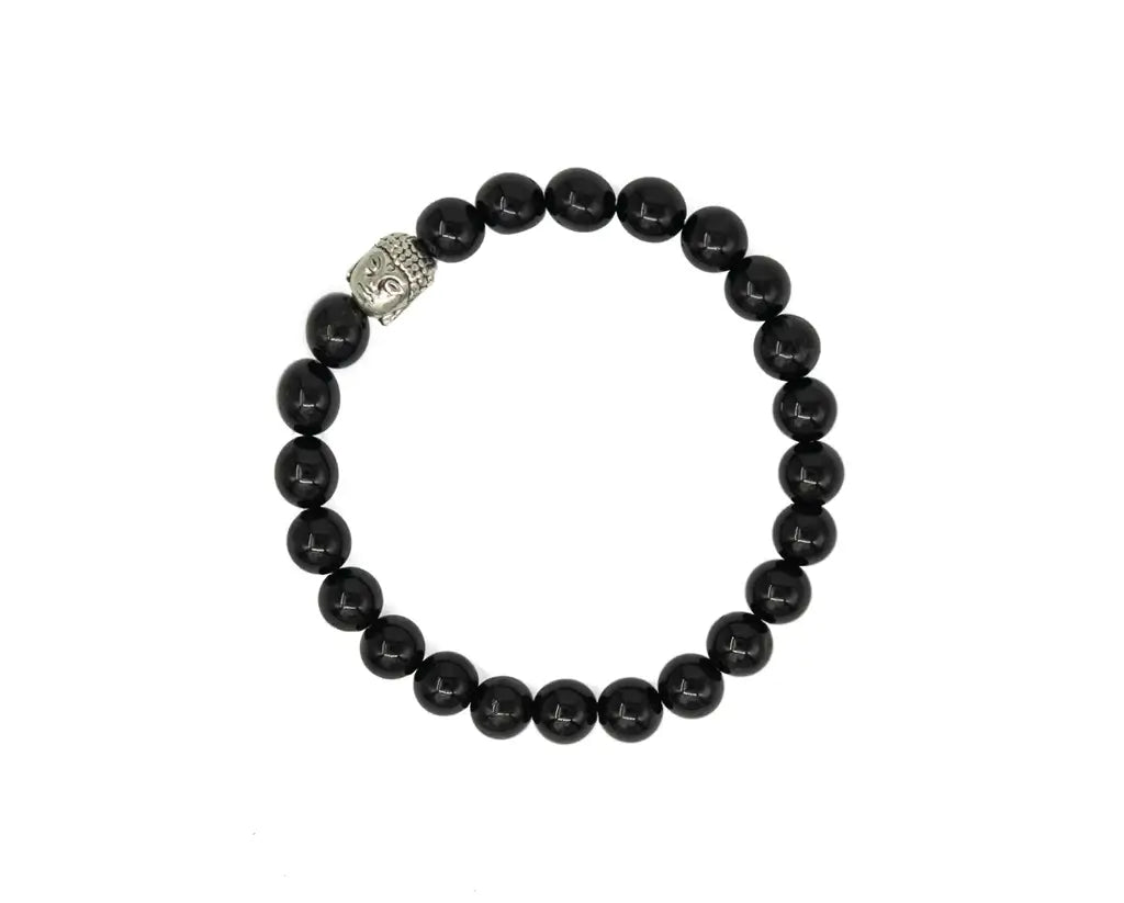 black tourmaline bracelet rakhi gift hamper
