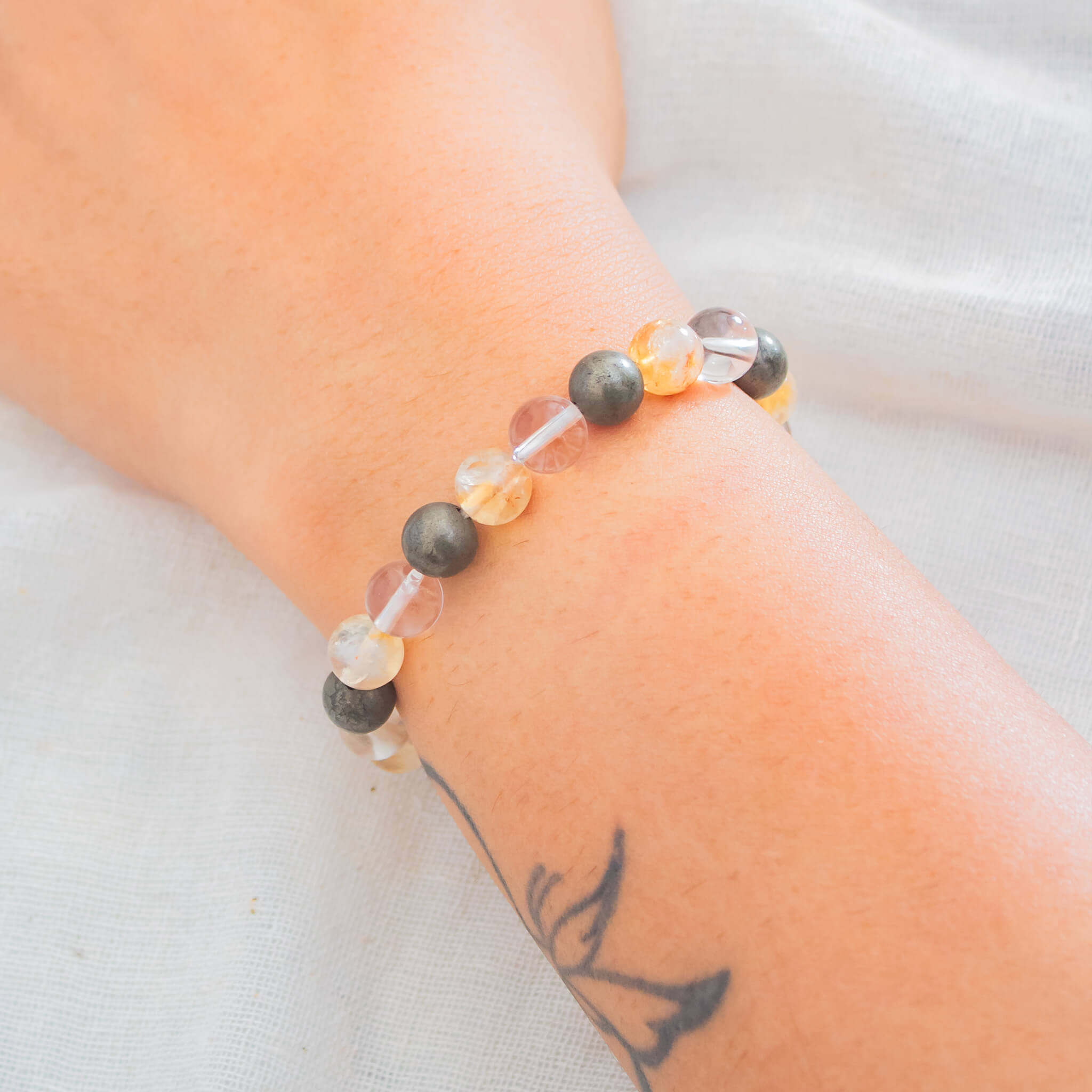 Indian Agate Crystal Bracelet – Bespoke Made By Laura