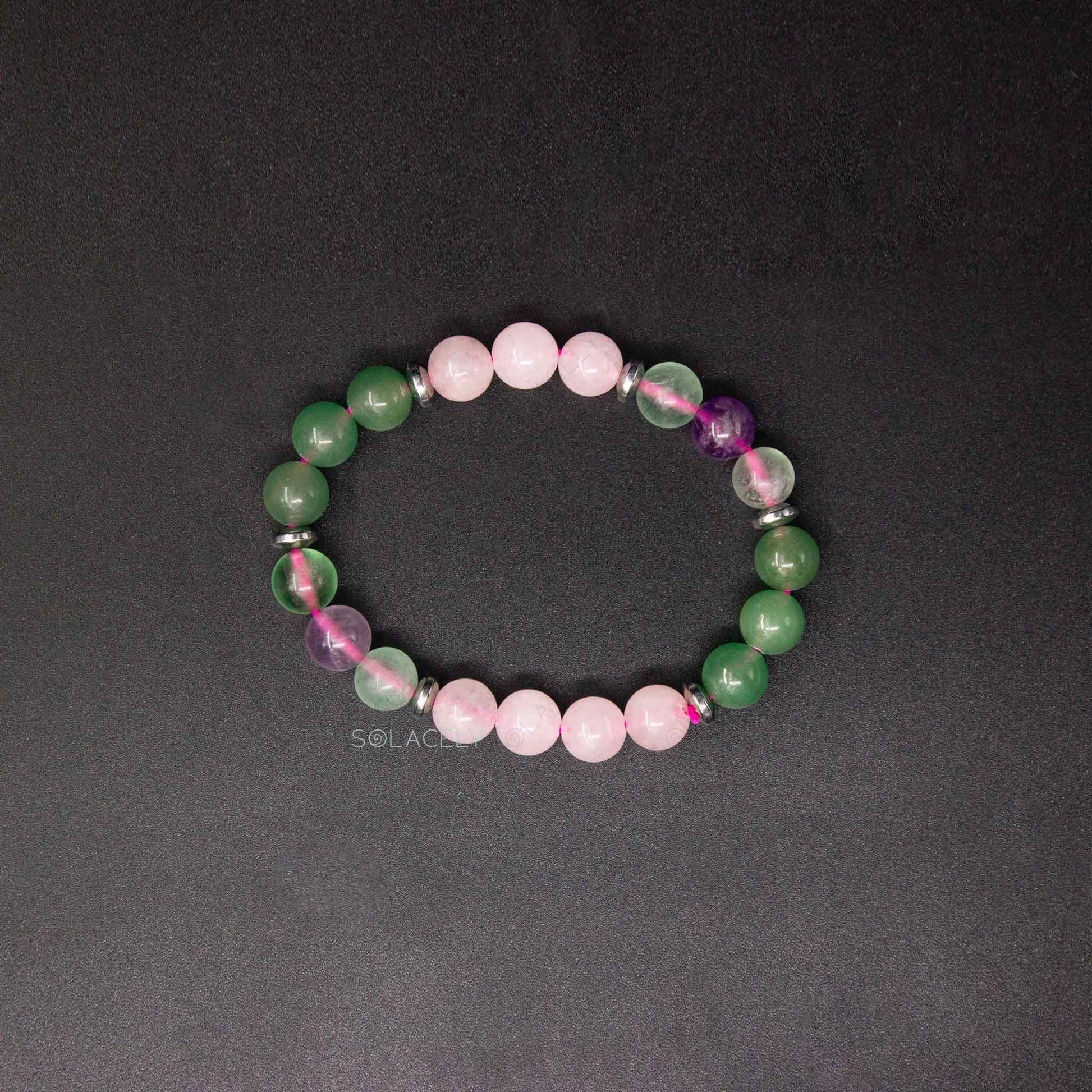 bracelet with hematite spacers 